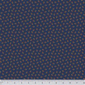 Alexandra Collection Wildberries Navy Fabric 0.5m