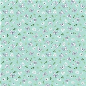 Riley Blake Melody Collection Flutter Flora Songbird Fabric 0.5m