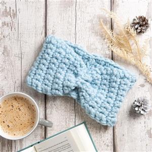 Wool Couture Arctic Blue Beginner Basics Headband Crochet Kit With Free Crochet Hook Usually £5