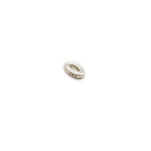 4x2mm Marquise 925 Sterling Silver Rubover Setting