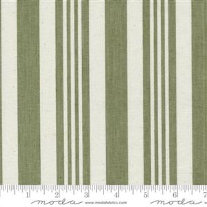 Moda Vista Wovens Stripe Celadon Woven Fabric 0.5m