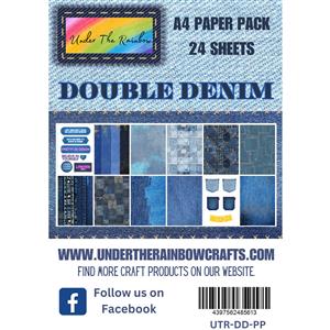 Under The Rainbow Double Denim Paper pack a4