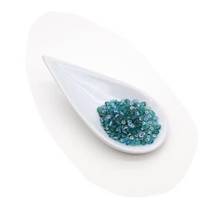 Aqua Clarit SuperDuo Beads, 2.5x5mm (22.5GB)