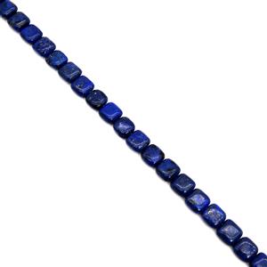 200cts Dyed Lapis Lazuli Puffy Squares Approx 10mm, 38cm Strand