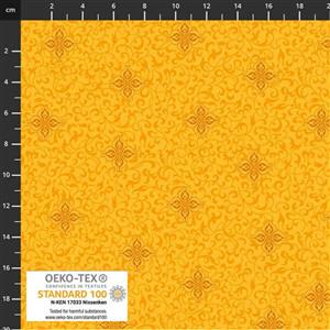 Colour Harmony Damask Sunshine Fabric 0.5m