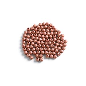 Czech RounDuo Beads, 5mm - Vintage Copper (100pcs)