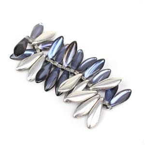 Dagger Beads Backlit Periwinkle Approx. 5x16mm (25PCS/ST)