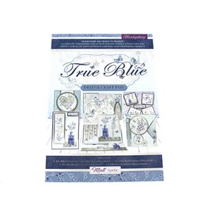Deluxe Craft Pads - True Blue, Deluxe Craft Pad - A 20-sheet A4 luxury craft pad, Toppers & Card 