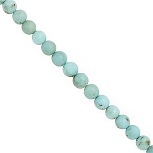 20cts Sleeping Beauty Turquoise Smooth Round Approx 2.5 to 4mm, 20cm Strand 