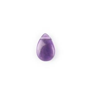 10cts Amethyst High Polish Drop Approx 18x12mm with 1.25mm Drill Hole