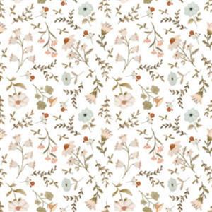 Poppie Cotton House And Home Meagan White Fabric 0.5m