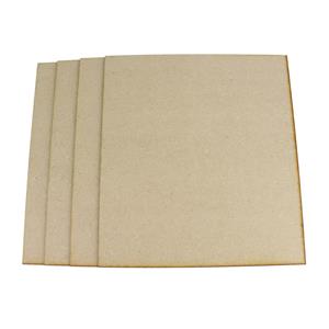 Bert & Gert's MDF Canvas Pack  -8 x 8 Inch Squares  (Pack of 4)