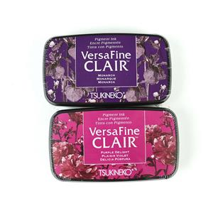 VersaFine Clair Ink Pad Set 3 - Monarch, Purple Delight