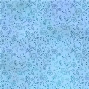 Jason Yenter Resplendent Collection Delicate Blue Fabric 0.5m