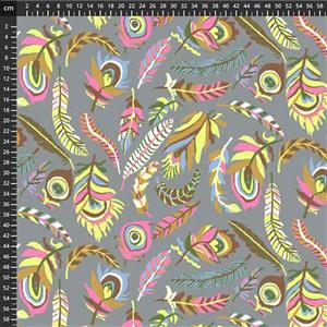Kaffe Fassett Collective Pastel Tropical Leaves Fabric 0.5m
