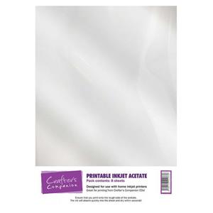Crafters Companion Printable Inkjet Acetate - 8 pack