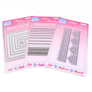 Sewing & More Lace Borders and Stitches Die Set