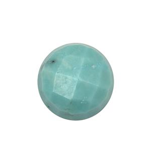 0.85cts Turquoise Faceted Round Approx 6mm