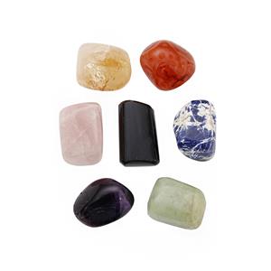 Chakra Crystal Set Inc. 7 Tumble Stones