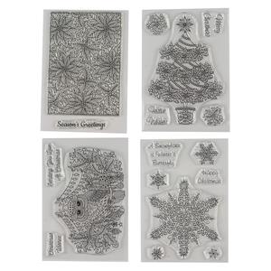 Sweet Dixie Christmas Stamp Collection - 4 x A6 Stamp Set