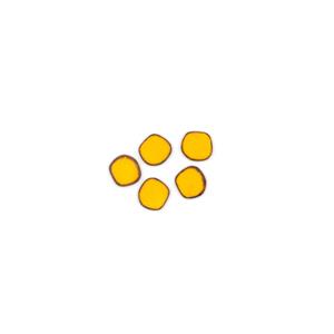 Preciosa Ornela Lemon Travetin Table Cut Beads, 22mm (5pk)