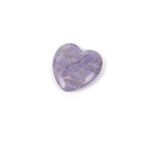 Lavender Jade Heart Approx 5cm 