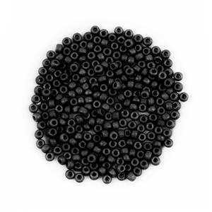 Miyuki Opaque Black Seed Beads 6/0 (20GM/TB)