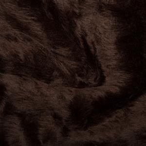 Brown Plain Fur Fabric 0.5m