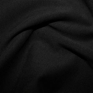 Organic Soft Touch Jersey Black Fabric 0.5m