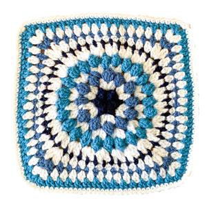 The Crafty Co Shades of Blue Crochet Shoulder Bag Kit