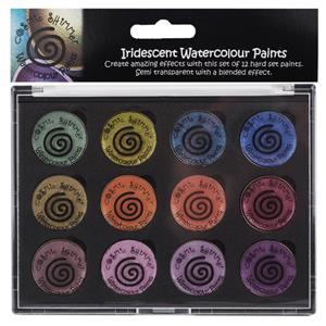 Cosmic Shimmer Iridescent Watercolour Palette Set 6 Antique Shades