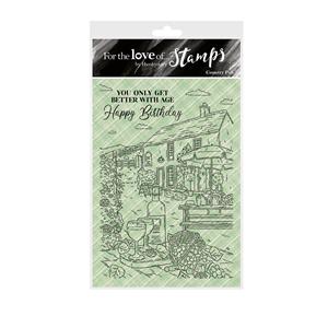 For the Love of Stamps - Country Pub A6 Stamp Set