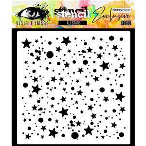 HobbyMaker Exclusive - Visible Image All Stars Stencil