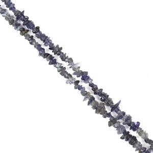180cts Iolite Small Chips Approx 3x1 - 6x4mm, 60