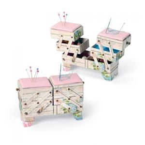 Sizzix Limited Edition - ScoreBoards XL Die Box Cantilever Sewing Box by Eileen Hull