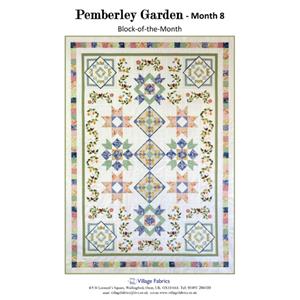 Village Fabrics Pemberley Garden Block of the Month - Block 8 (Final Block)