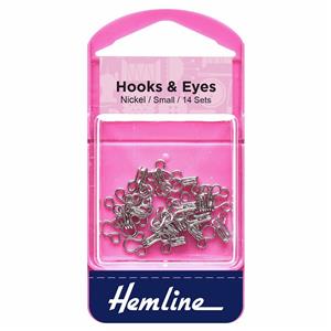 Hooks and Eyes Nickel Size 1
