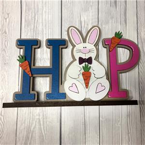 MDF Hop Easter Shelf sitter