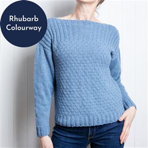 Wool Couture Rhubarb Summer Jumper Knitting Kit: Large/Xlarge