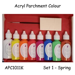 ParchCraft Australia (UK) - Acryl Parchment Colour - Set 1  Spring - New