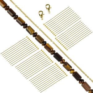 Tigers Eye Morse Code Bead Project With Instructions By Debbie Kershaw