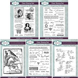 I Want It All Bundle - Sam Poole's 'Timeless Chronicals' Collection - 5 Stamps Sets - 75 Stamps Total - by Sam Poole