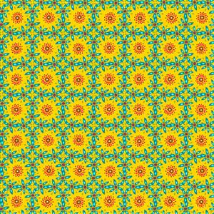 Odile Bailloeul Tropicalism Corossol Yellow Fabric 0.5m