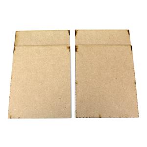 MDF Blank Canvass 10inch by 8 inch - Pack of 4