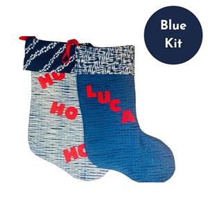 Changs Blue Christmas Stocking Kit