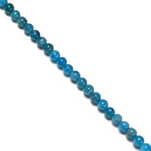 45cts Apatite Plain Rounds Approx 4mm,38cm Strand