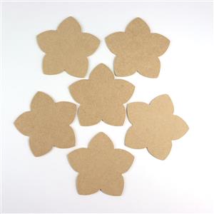 Personal Impressions MDF One Stroke Painting - 3 flower coasters ( 3 individual items)