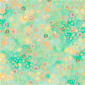 Wild Beauty Dot Green Fabric 0.5m