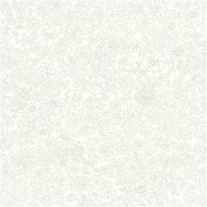 Liberty Emily Belle Neutrals Ivory Fabric 0.5m