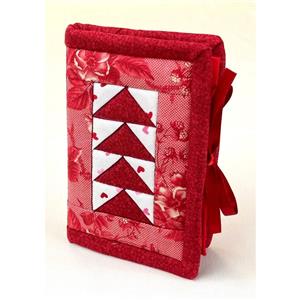 Village Fabrics Vintage Needle Case Red - includes pack of Needles